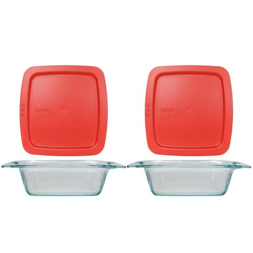 Pyrex Easy Grab 2-Pack Glass Baking Dish Set (2QT)