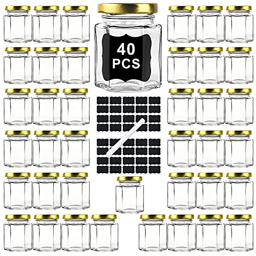 Ritayedet 3.4 oz Honey Jars — 40 Pack