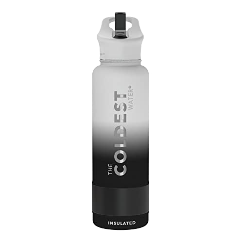 Coldest Insulated Water Bottle (Hyperspace White, 40 oz)