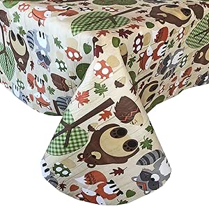 Newbridge Woodsy Vinyl Flannel‑Backed