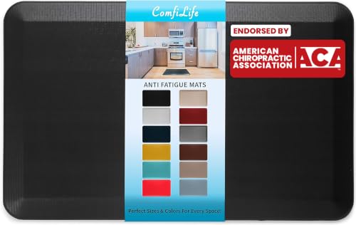 ComfiLife Anti Fatigue Floor Mat (Black)