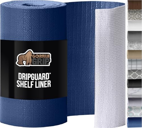 GORILLA GRIP Slip Resistant Drawer and Shelf Liner (Navy)