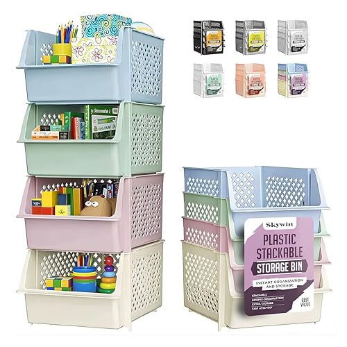 TidyFriend Stackable Storage Bins (Set)