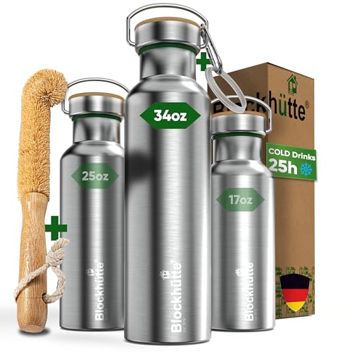 Blockhutte 34 oz Water Bottle