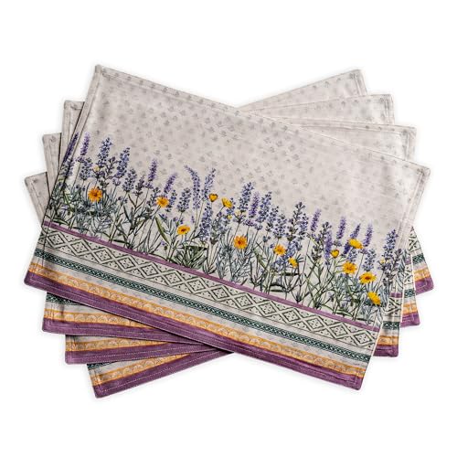 Maison d' Hermine Placemats Set of 4 (Fanny Lavender)