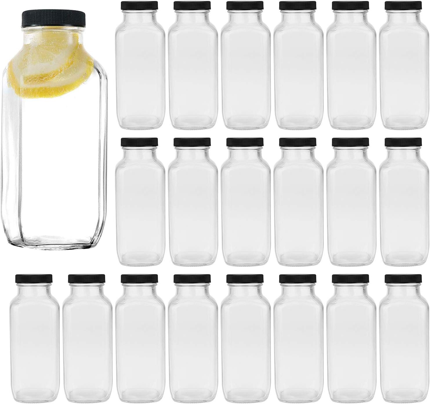 Encheng Vintage 16oz Glass Bottles