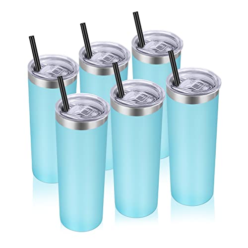 VEGOND 20 oz Skinny Tumbler (6 Pack)