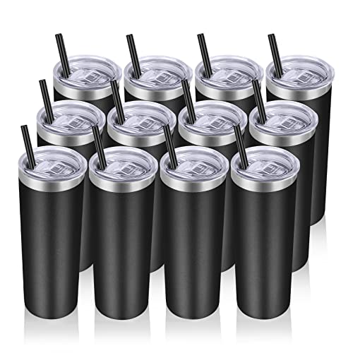 VEGOND 20 oz Skinny Tumbler (12 Pack)