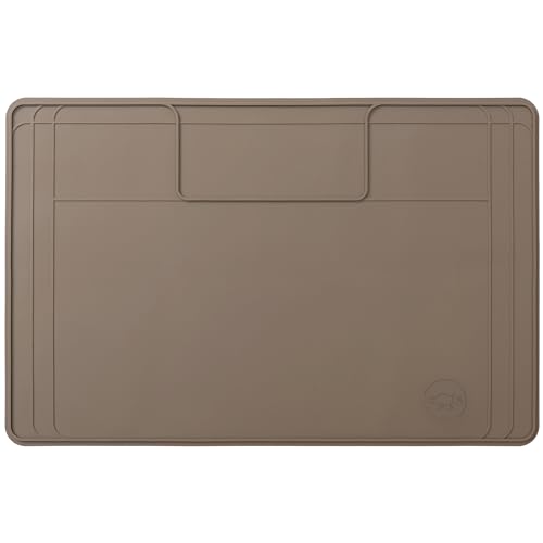 The Original Under Sink Mat - Silicone Waterproof mat, Trimmable, Easy to Clean, Kitchen cabinet liner, Under sink protector mats, Disinfection Surface - 34" x 22" or smaller