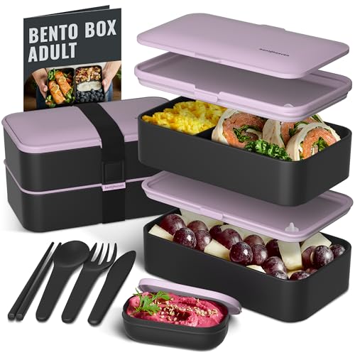 Bentoheaven Premium Bento Box (Violet Me Go)