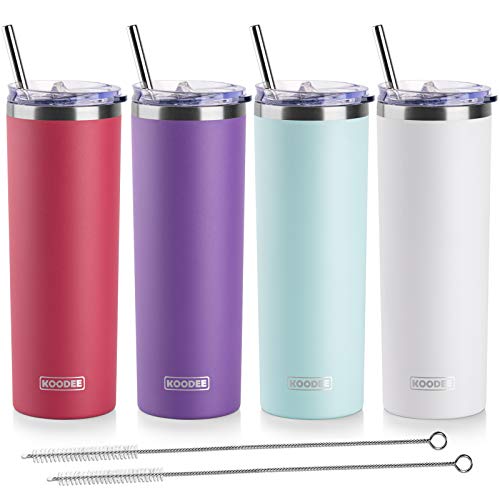 koodee 20 oz Skinny Tumblers