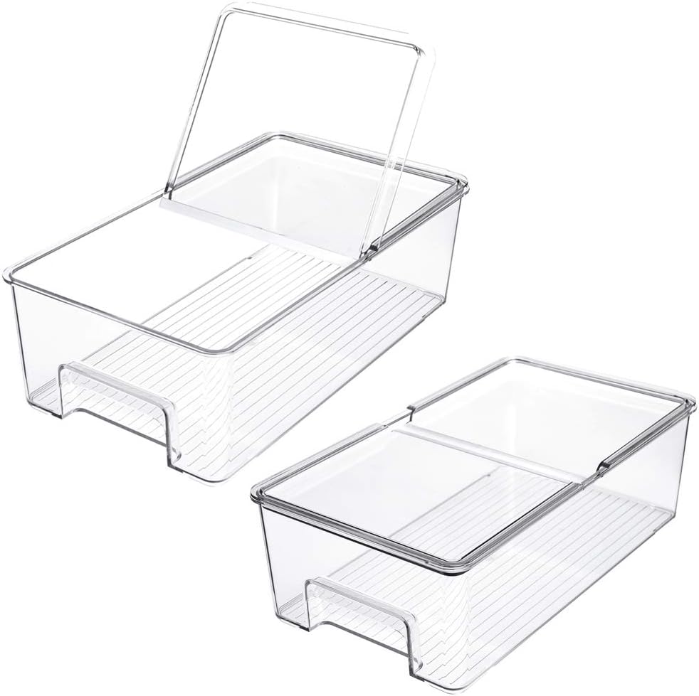 SANNO Vegetable Refrigerator Organizer (2-pack)