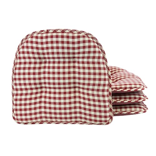 Klear Vu Omega Gingham Red (4 Pack)