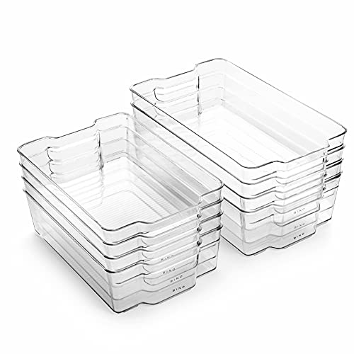 BINO Stackable Multi-Use Storage Organizer Bins