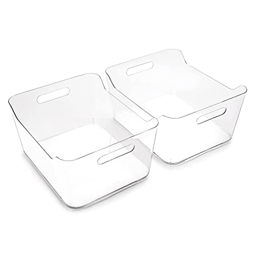 BINO X-Large Clear Bins (2 pack)