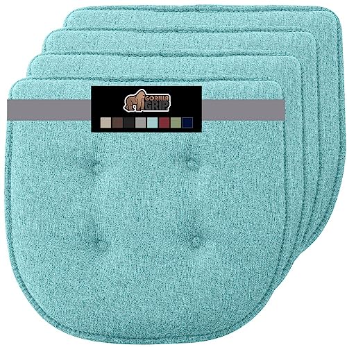 GORILLA GRIP Slip Resistant Tufted Chair Cushions