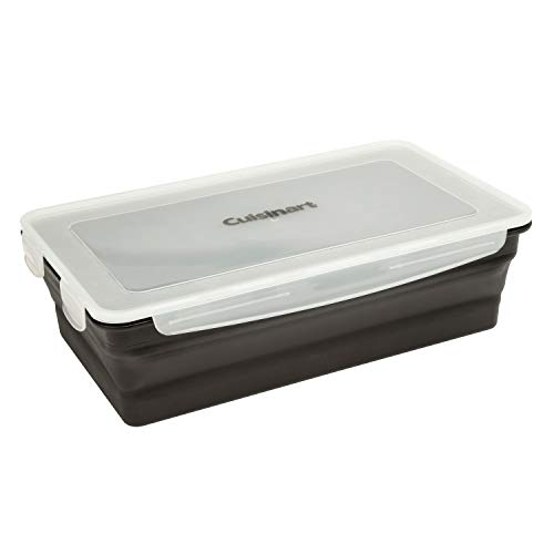 Cuisinart XL Collapsible Marinating Container, Large Capacity Grill Accessories Perfect for BBQs and Tailgates, Marinade and Brining Prep, Collapsible Silicone for Easy Storage