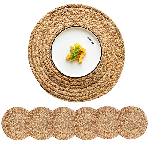 Woven Placemats Round Placemats Set of 6