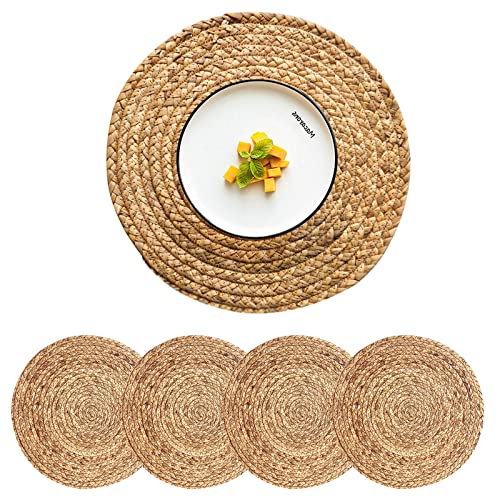 Round Woven Placemats Set of 4 (CY SISTERS)
