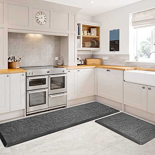 KMAT 2PCS Kitchen Mat Cushioned Anti-Fatigue Floor Mat