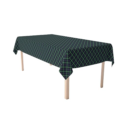 Fabric Textile Products | Blue & Green Tartan 60 x 120