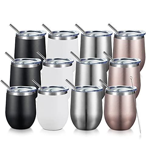 COMOOO Stainless Steel 12oz Tumbler