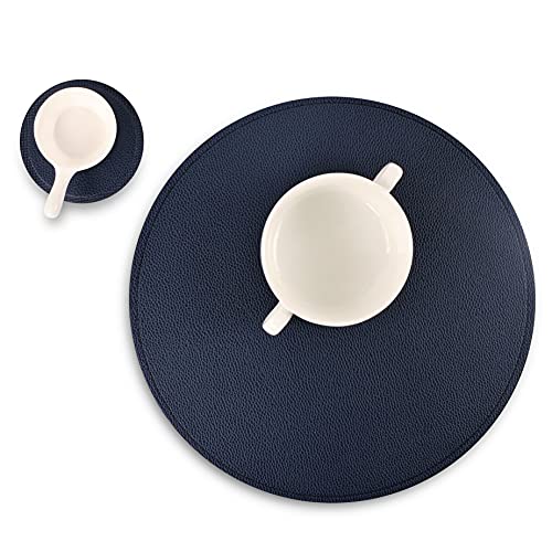 Jovono Faux Leather Round Set