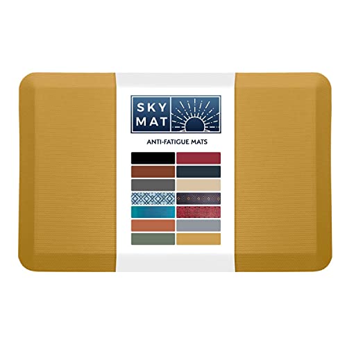 Sky Solutions Anti Fatigue Floor Mat (20" x 39", Gold)