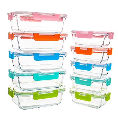 YARYOUNG 10 Pack Glass Set