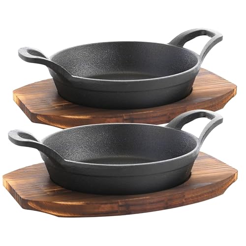 Bruntmor Cast Iron Sizzler Plates