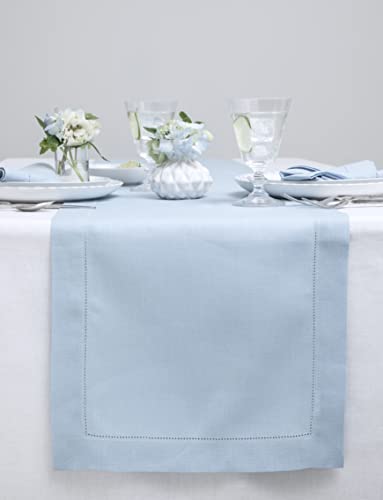 Solino Home Hemstitch Sky Blue