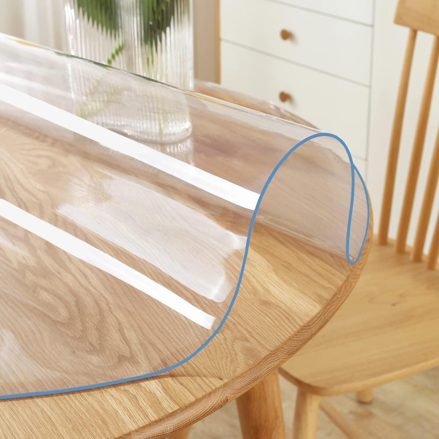 PoPoTo 42 Inch Clear Table Cover