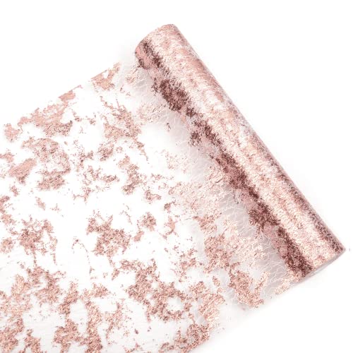 WELTRXE Rose Gold Table Runner Roll