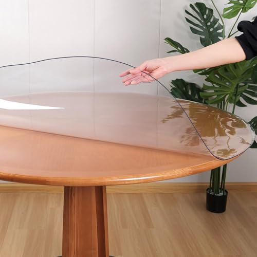 RostiKong 30 Inch Round Clear Table Protector