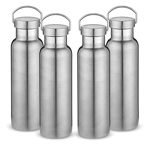 Neihepal 20 oz Insulated Water Bottles (4 Pack)