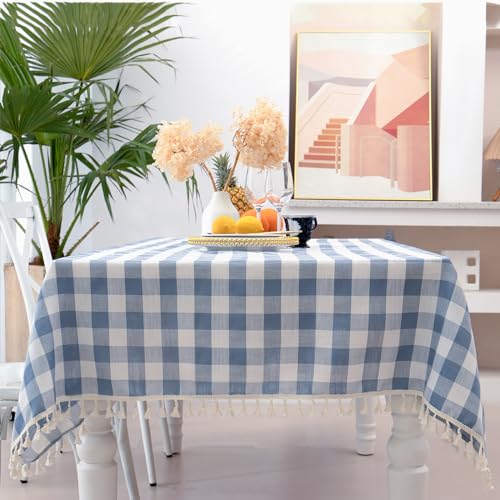 Midsummer Breeze Blue Buffalo Check 55x120