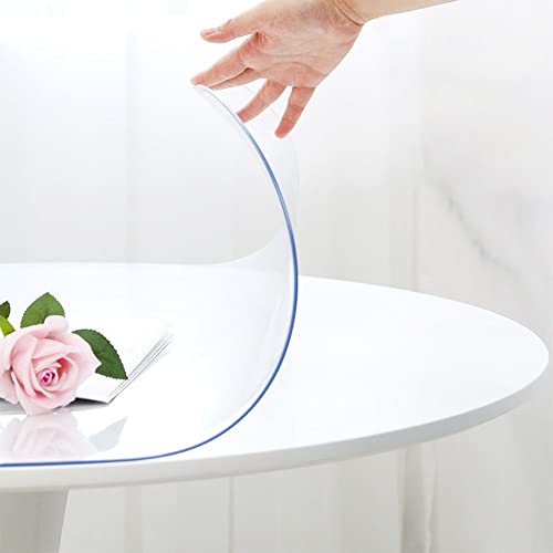 Soroel 58" Clear Vinyl Table Protector