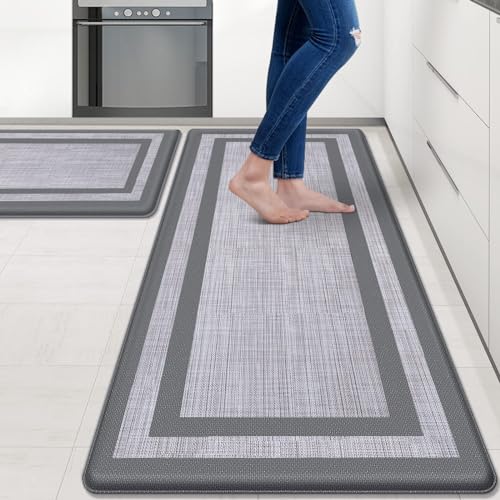 Mattitude Gray 2‑Pack Cushioned Mats