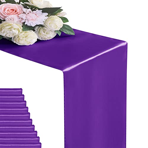 flohar 24Pack Satin Table Runner (Purple)