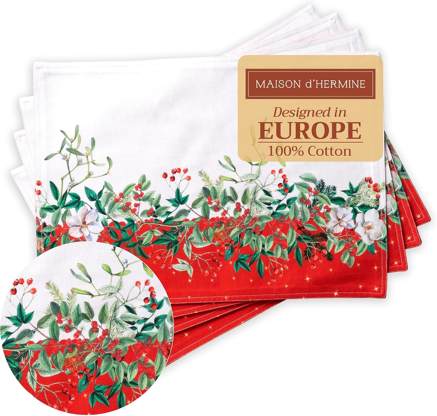 Maison d' Hermine 100% Cotton (Noel)