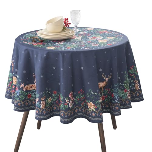 Maison d' Hermine 69" Round (Christmas Joy)