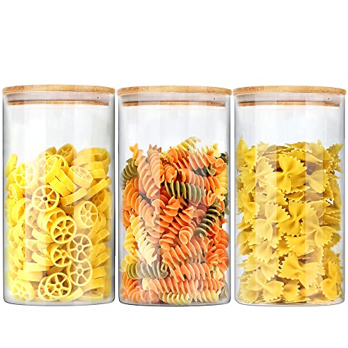 EcoEvo 40oz Glass Jars (3 Pack)