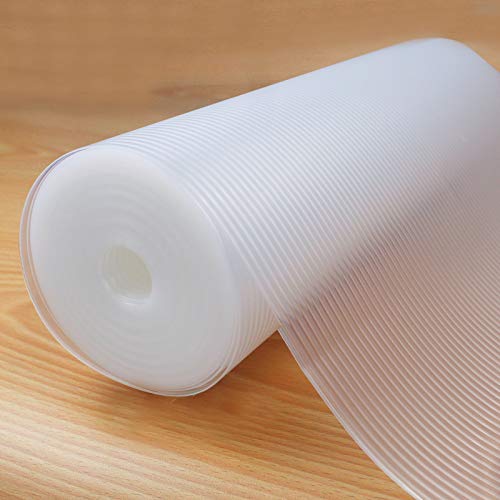 Shelf Liner, Non-Slip Cabinet Liner, Washable Oil-Proof for Kitchen Cabinet, Shelves, Refrigerator, Storage, Desks, 36 Inches x 20 FT, Non Adhesive Drawers Liner... (36 Inches x 20 FT, Thickened)