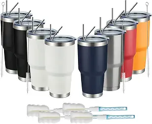 MEWAY 30oz Insulated Tumbler (mixture, 8 PACK)