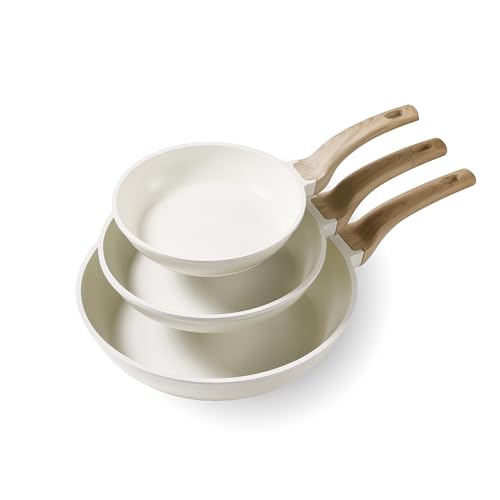 CAROTE Non Stick Frying Pans Set (8/10/12")