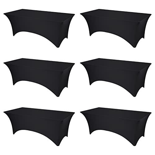 BRILLMAX Black 8ft Fitted Spandex Covers