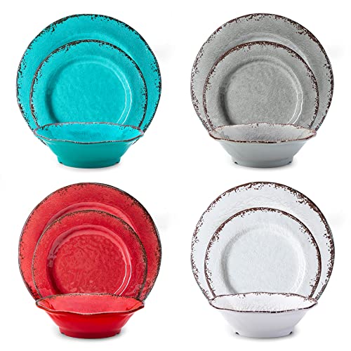 LEHAHA Rustic Melamine Set