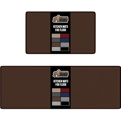 GORILLA GRIP 2 Pack 17x29 + 17x59 (Brown)