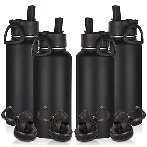 Volhoply 32oz Insulated Water Bottles (4 pack)
