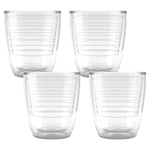 Tervis 12oz Clear 4‑pack